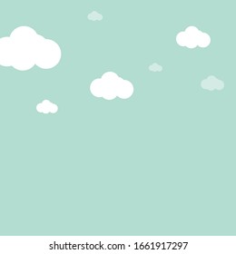Fondo azul cielo, ilustración vectorial