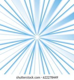 sky blue beams, bright background