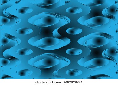 Sky blue, black color combination gradient background design.