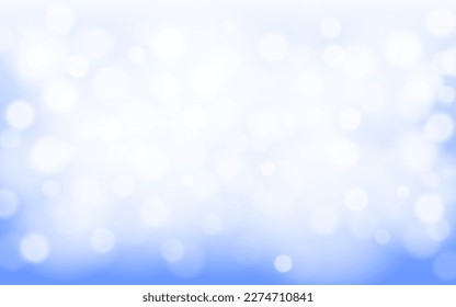 Sky blue bokeh soft light abstract background, Vector eps 10 illustration bokeh particles, Background decoration