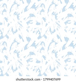 Sky blue Brush Stroke Camouflage abstract seamless pattern background suitable for fashion textiles, graphics