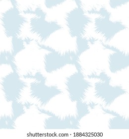 Sky blue Brush Stroke Camouflage abstract seamless pattern background suitable for fashion textiles, graphics
