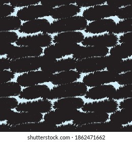 Sky Blue Brush stroke fur pattern design for fashion prints, homeware, graphics, backgrounds