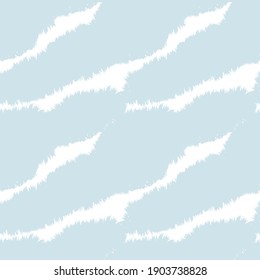 Sky Blue Brush stroke fur pattern design for fashion prints, homeware, graphics, backgrounds