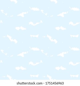 Sky blue Camouflage abstract seamless pattern background suitable for fashion textiles, graphics