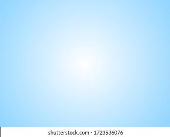 Sky blue clean gradient background. Vector illustration.