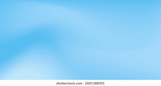 Sky Blue Cloud Background Horizon Summer Clear Sky over beach Vector landscape nature sunrise in Winter Spring panorama banner 