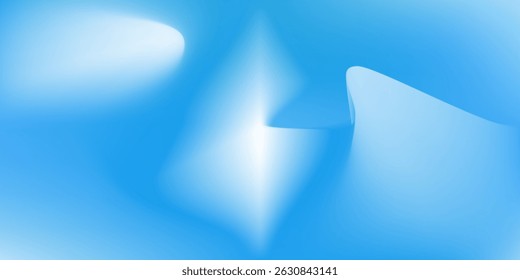 Sky Blue Cloud Background Horizon Summer Clear Sky over beach Vector landscape nature sunrise in Winter Spring panorama banner white clouds over blue art simple good