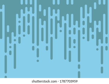 Sky Blue color Abstract Rounded Color Lines halftone transition background illustration