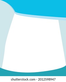 sky blue color creative poster design