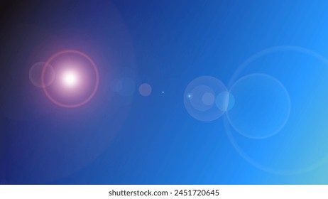 sky blue color gradient elegant wallpaper with premium lense flare effect. Abstract blurred background, For Web and Mobile Applications, business infographic and social media, modern decoration.