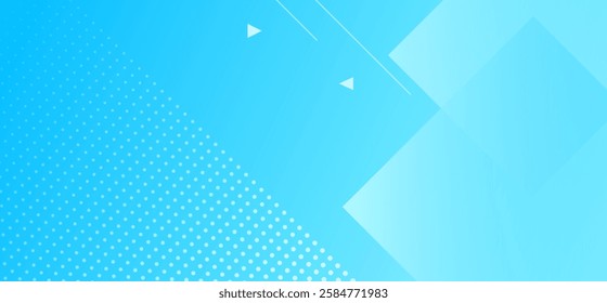 Sky blue colour abstract gradient background with square shapes pattern and abstract lines design background vector illustration. Perfect for modern projects, basktop wallpaper,poster, business.