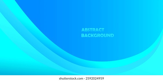Sky blue colour abstract gradient background with glowing curve lines, Dynamic shapes composition design pattern Luxury Background. Perfect for modern projects, basktop wallpaper,business,poster.