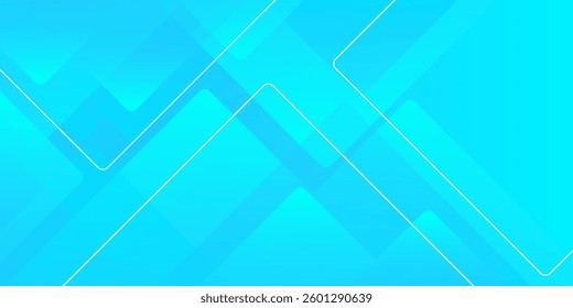 Sky blue colour abstract gradient background with geometric diagonal shapes pattern design background vector illustration eps10. Futuristic,Luxury, graphic, degital.
