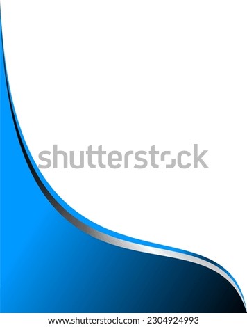 sky blue curve or waves 
for this template we used light blue with black combination