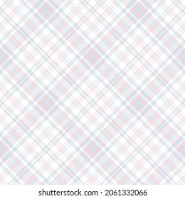 Sky Blue Diagonal Plaid Tartan textured Seamless pattern design suitable for fashion textiles and graphics