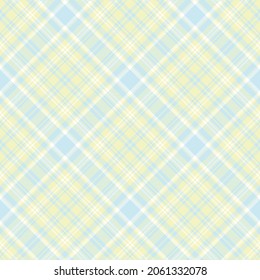 Sky Blue Diagonal Plaid Tartan textured Seamless pattern design suitable for fashion textiles and graphics