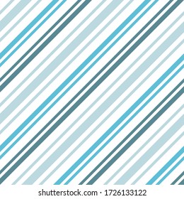Sky blue diagonal striped seamless pattern background suitable for fashion textiles, graphics