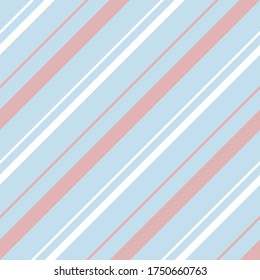Sky blue diagonal striped seamless pattern background suitable for fashion textiles, graphics