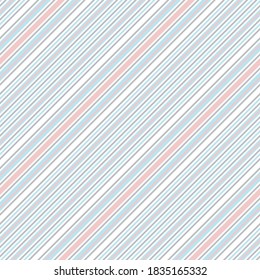 Sky blue diagonal striped seamless pattern background suitable for fashion textiles, graphics