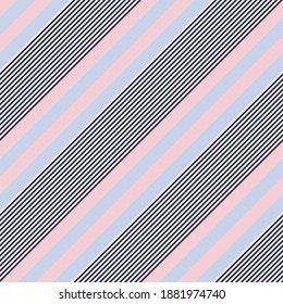 Fondo de patrón sin soldadura en diagonal azul cielo adecuado para textiles de moda, gráficos