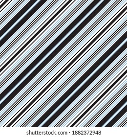 Sky blue diagonal striped seamless pattern background suitable for fashion textiles, graphics