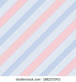 Sky blue diagonal striped seamless pattern background suitable for fashion textiles, graphics