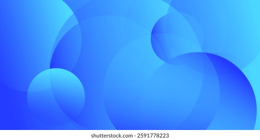 Sky blue elements with fluid gradient. Dynamic shapes composition. Vector illustration, Colorful geometric background. Abstract circle with blue background. Used to decorate billboards, Gradient shape