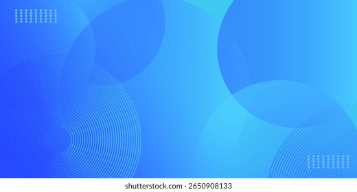 Elementos azuis do céu com gradiente de fluido. Composição de formas dinâmicas. Ilustração vetorial, Fundo geométrico colorido. Círculo abstrato com fundo azul. Usado para decorar outdoors, Forma de gradiente