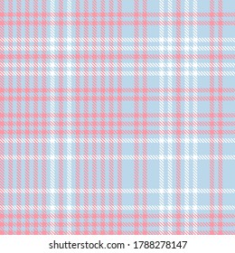 Sky Blue Glen Plaid textured seamless pattern suitable for fashion textiles and graphics
