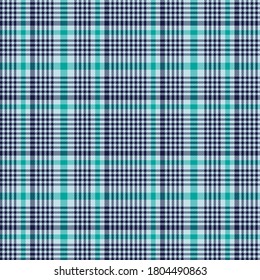 Sky Blue Glen Plaid textured seamless pattern suitable for fashion textiles and graphics