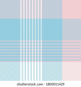 Sky Blue Glen Plaid textured seamless pattern suitable for fashion textiles and graphics