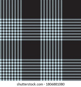 Sky Blue Glen Plaid textured seamless pattern suitable for fashion textiles and graphics