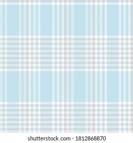 Sky Blue Glen Plaid textured seamless pattern suitable for fashion textiles and graphics