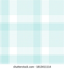 Sky Blue Glen Plaid textured seamless pattern suitable for fashion textiles and graphics