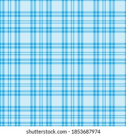 Sky Blue Glen Plaid textured seamless pattern suitable for fashion textiles and graphics