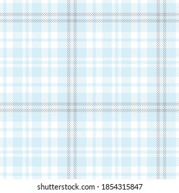 Sky Blue Glen Plaid textured seamless pattern suitable for fashion textiles and graphics