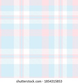 Sky Blue Glen Plaid textured seamless pattern suitable for fashion textiles and graphics