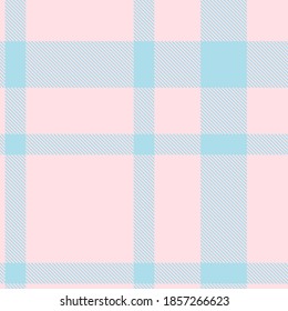 Sky Blue Glen Plaid textured seamless pattern suitable for fashion textiles and graphics