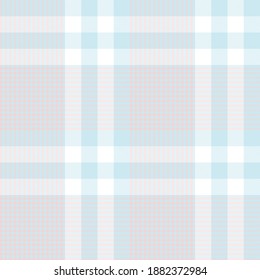 Sky Blue Glen Plaid textured seamless pattern suitable for fashion textiles and graphics