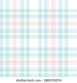 Sky Blue Glen Plaid textured seamless pattern suitable for fashion textiles and graphics