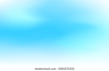 Sky blue gradient background in Abstract style. Vector illustration