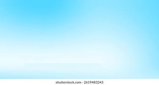 Sky blue gradient background in Abstract style. Eps 10