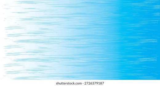 Sky blue gradient background, abstract studio product presentation. Grunge panoramic scratched texture. Urban style of an old surface with scratches.