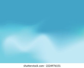 Sky blue gradient background and cloud vector illustration for the backdrop the banner poster book cover advertisement   website