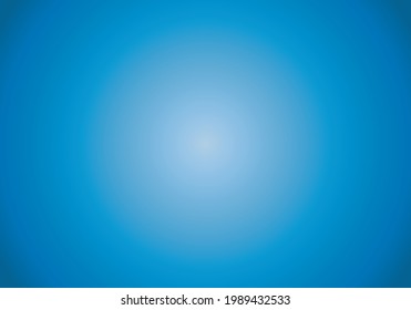 Fondo de gradiente azul cielo con brillo en el centro