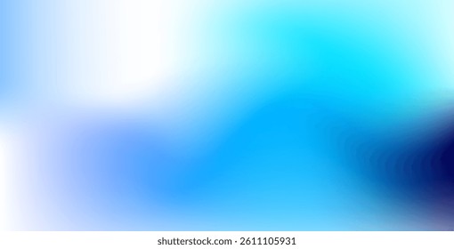 Sky blue gradient background in a modern abstract style. Soft vector illustration perfect for web and graphic design.