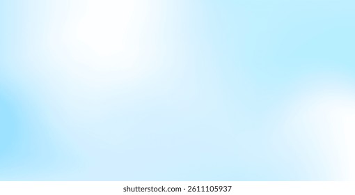 Sky blue gradient background in a modern abstract style. Soft vector illustration perfect for web and graphic design.