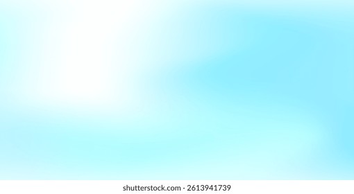 Sky blue gradient background in a modern abstract style. Soft vector illustration perfect for web and graphic design.