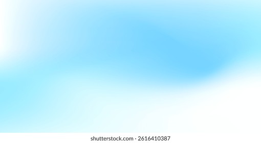 Sky blue gradient background in a modern abstract style. Soft vector illustration perfect for web and graphic design.